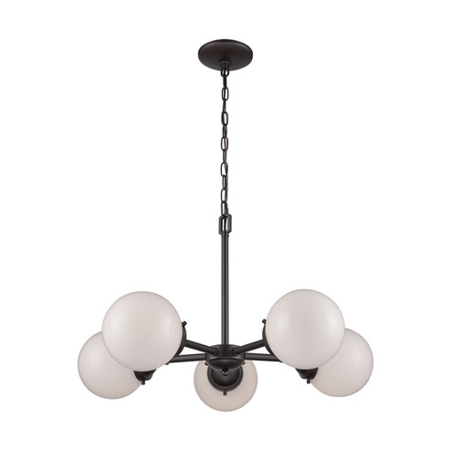 Beckett Five Light Chandelier in Oil Rubbed Bronze (45|CN120521)