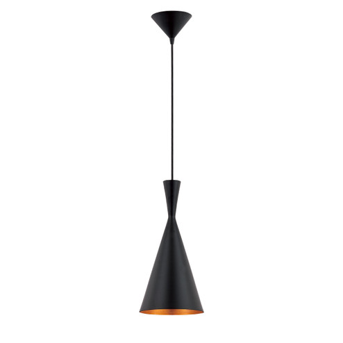 Bronx One Light Pendant in Matte Black (40|20437-015)