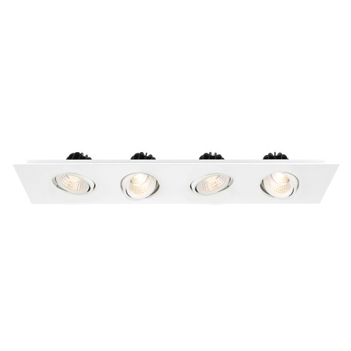 RECESSED MULTIPLE MULT,DOWNLIGHT,4LT,12W,WHT in White (40|30236-02)