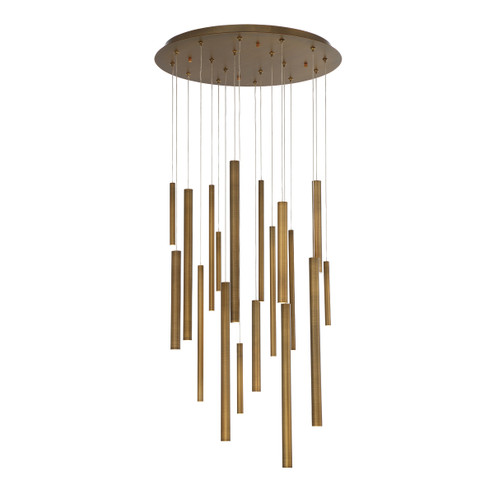 Santana LED Chandelier in Brushed Brass (40|31445-038)