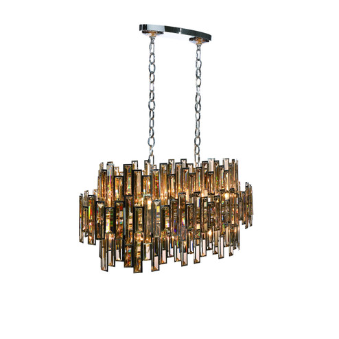 Vienna 16 Light Linear Chandelier in Chrome (40|31892-018)