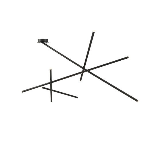 Crossroads LED Flush Mount in Matte Black (40|36249-015)