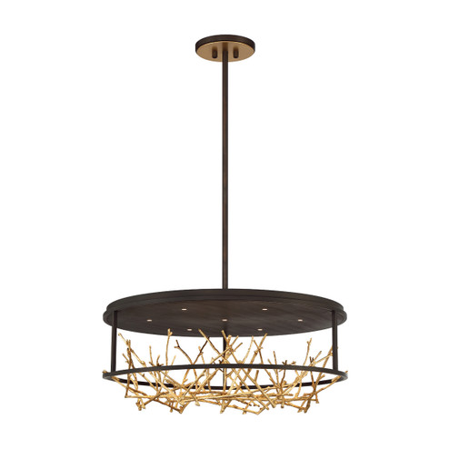 Aerie LED Chandelier in Gold-Black (40|38097-010) Aerie LED Chandelier in Gold-Black (40|38097-010)