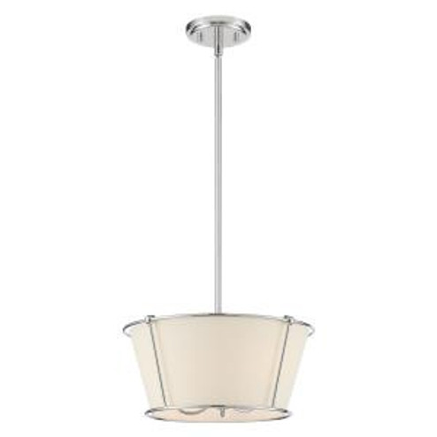 Pulito Three Light Semi-Flush Mount in Polished Nickel (40|39044-024)