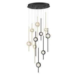 Barletta LED Chandelier in Gold-Black Mix (40|39464-033)