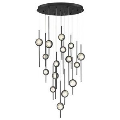 Barletta LED Chandelier in Black Anodized Aluminum (40|39465-016)