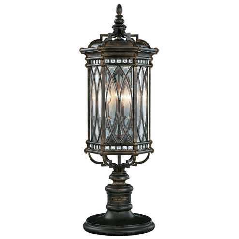 Warwickshire Three Light Outdoor Pier/Post Mount in Black (48|611283ST)