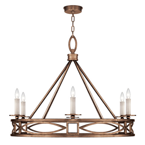Cienfuegos Six Light Chandelier in Bronze w/No Shades (48|887640-1ST)