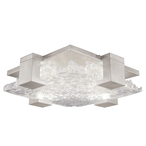 Terra LED Flush Mount in Silver/Clear Glass (48|895440-21ST)
