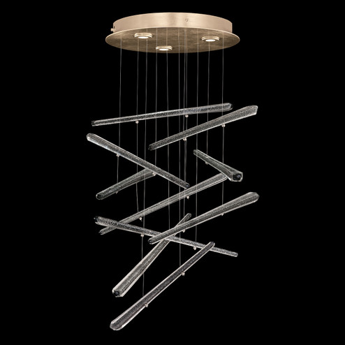 Elevate LED Pendant in Gold/Ebony Stardust Spires (48|895640-241ST)