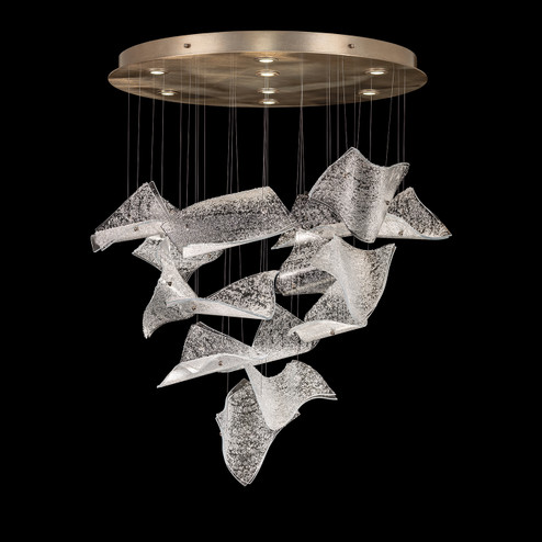 Elevate LED Pendant in Gold/Frozen Pages (48|895840-262ST)