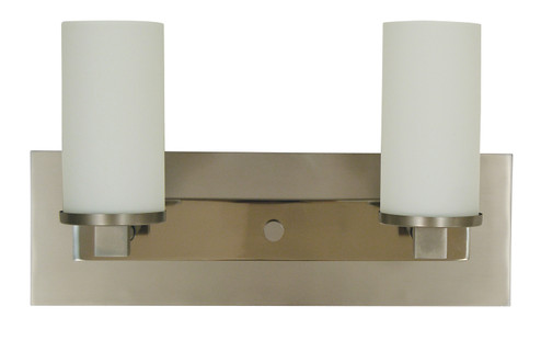 Mercer Two Light Wall Sconce in Satin Pewter w/Polished Nickel (8|4732 SP/PN)