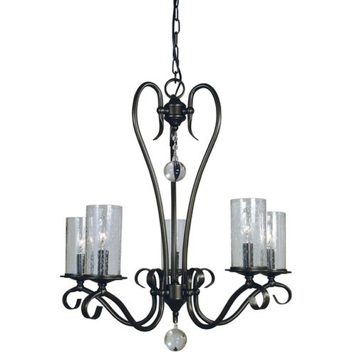 Ilsa Five Light Chandelier in Brushed Nickel (8|5025 BN)