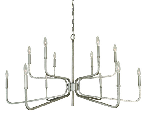 Heidelberg 12 Light Chandelier in Satin Pewter (8|5484 SP)
