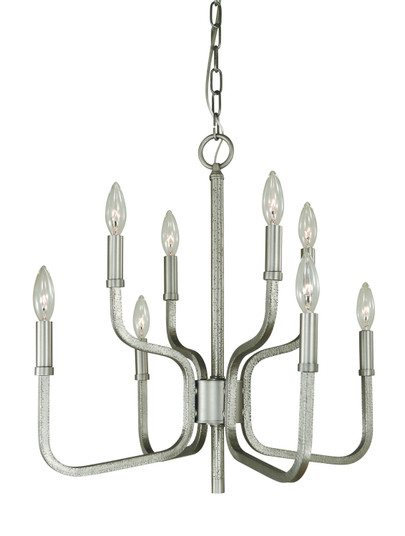 Heidleberg Eight Light Chandelier in Satin Pewter (8|5488 SP)