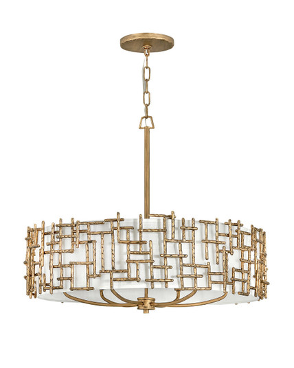 Farrah LED Chandelier in Burnished Gold (138|FR33104BNG)