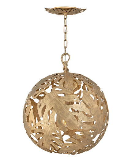 Botanica LED Chandelier in Burnished Gold (138|FR35108BNG)