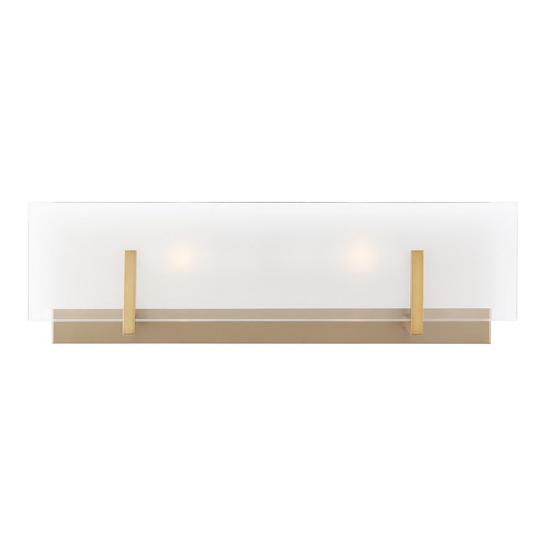 Syll Two Light Wall / Bath in Satin Brass (454|4430802-848)