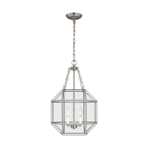 Morrison Three Light Lantern in Brushed Nickel (454|5179403-962)