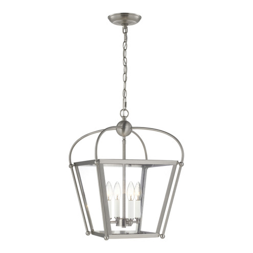 Charleston Four Light Lantern in Brushed Nickel (454|5191004EN-962)