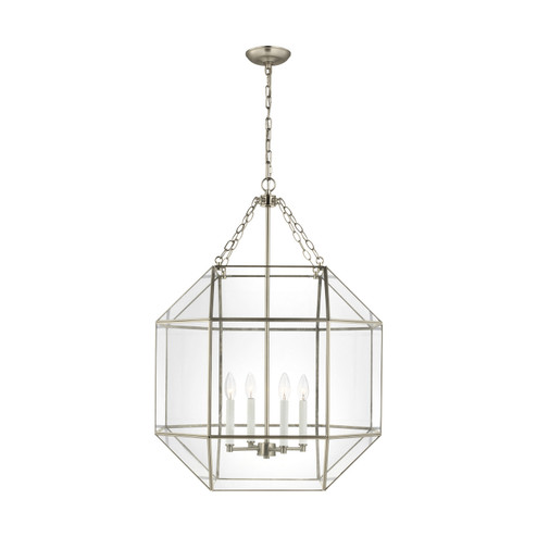 Morrison Four Light Lantern in Antique Brushed Nickel (454|5279404-965)