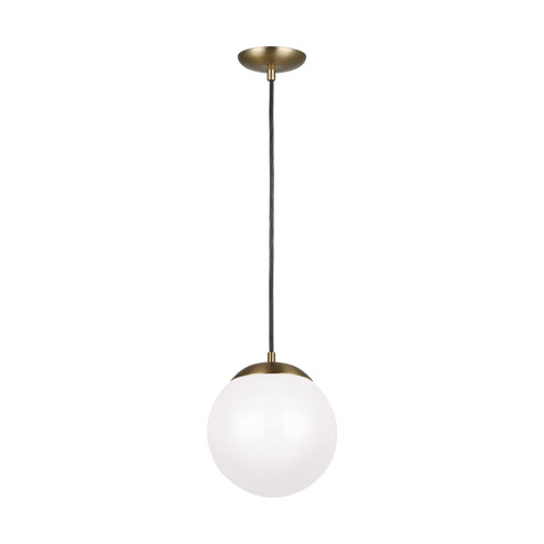Leo - Hanging Globe LED Pendant in Satin Brass (454|602093S-848)