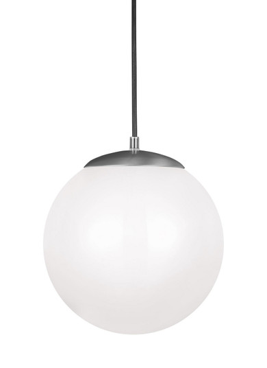 Leo - Hanging Globe LED Pendant in Satin Aluminum (454|602293S-04)