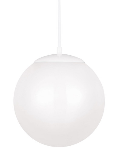 Leo - Hanging Globe LED Pendant in White (454|602293S-15)