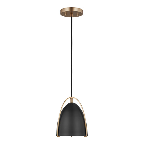 Norman One Light Mini-Pendant in Satin Brass (454|6151701EN3-848)