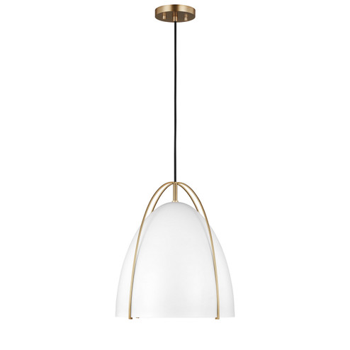 Norman One Light Pendant in Satin Brass (454|6551801-848)