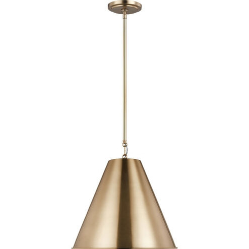 Gordon One Light Pendant in Satin Brass (454|6585101EN3-848)