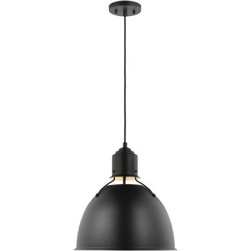 Huey One Light Pendant in Midnight Black (454|6680301-112)