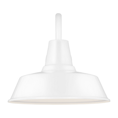 Barn Light One Light Outdoor Wall Lantern in White (454|8837401-15)