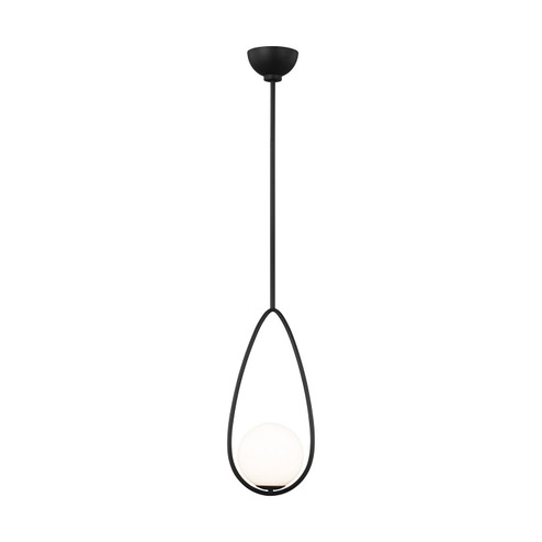 Galassia One Light Pendant in Midnight Black (454|AEP1001MBK)