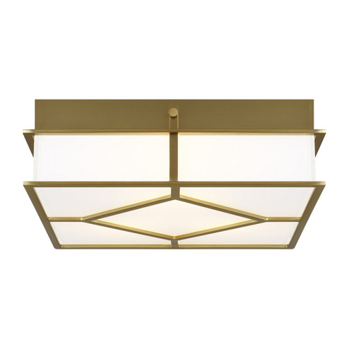 Transom Three Light Flush Mount in Burnished Brass (454|AF1063BBS)