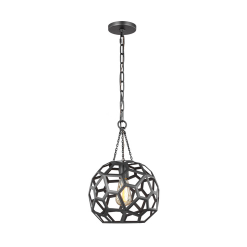 Feccetta One Light Pendant in Midnight Black (454|AP1051MBK)