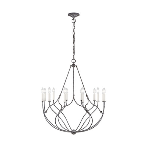 Richmond 12 Light Chandelier in Weathered Galvanized (454|CC11212WGV) Richmond 12 Light Chandelier in Weathered Galvanized (454|CC11212WGV)