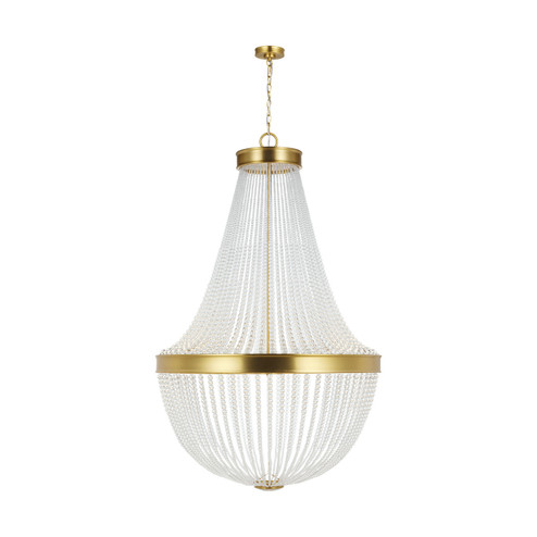 Summerhill 12 Light Chandelier in Burnished Brass (454|CC14912BBS)
