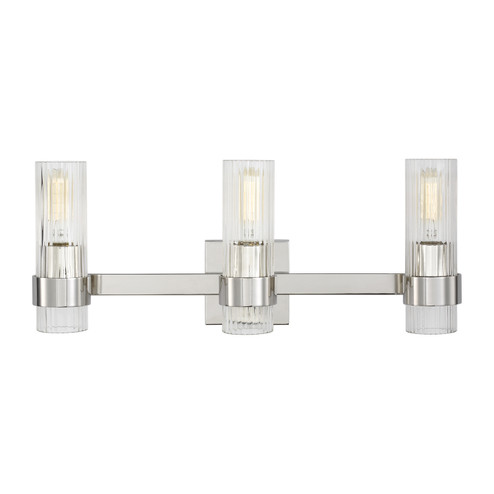 Geneva Three Light Vanity in Polished Nickel (454|CV1023PN)