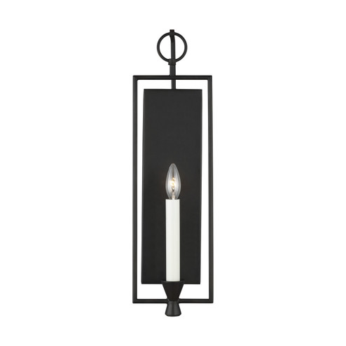 Keystone One Light Wall Sconce in Aged Iron (454|CW1021AI)