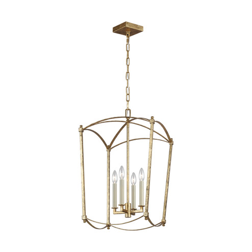 Thayer Four Light Lantern in Antique Gild (454|F3322/4ADB)