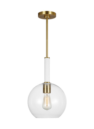 Monroe One Light Pendant in Burnished Brass (454|KSP1061BBSGW)