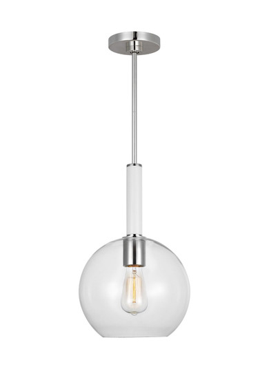 Monroe One Light Pendant in Polished Nickel (454|KSP1061PNGW)