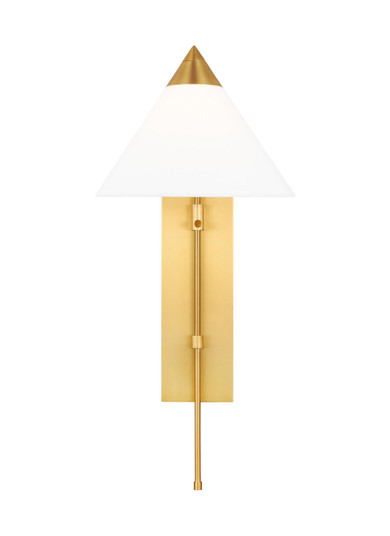 Franklin One Light Wall Sconce in Burnished Brass (454|KWL1121BBS)