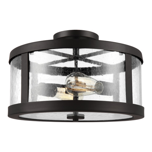 Harrow Two Light Semi-Flush Mount in Oil Rubbed Bronze (454|SF341ORB)