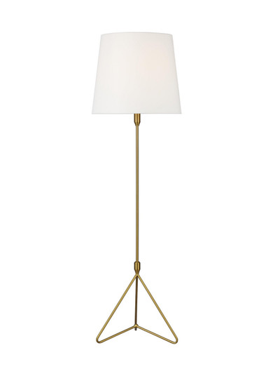 Dylan One Light Floor Lamp in Burnished Brass (454|TT1131BBS1)