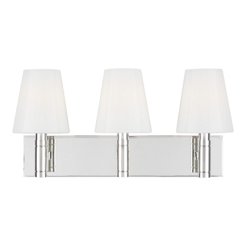 Beckham Classic Three Light Vanity in Polished Nickel (454|TV1033PN)