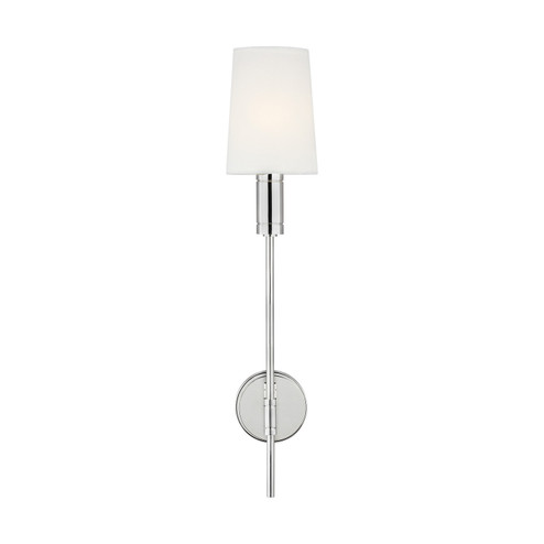 Beckham Modern One Light Wall Sconce in Polished Nickel (454|TW1051PN)