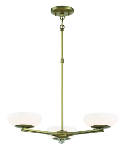 Scale LED Chandelier in Soft Rass (42|P1463-695-L)