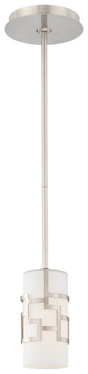 Alecia's Necklace One Light Mini Pendant in Brushed Nickel (42|P196-084)